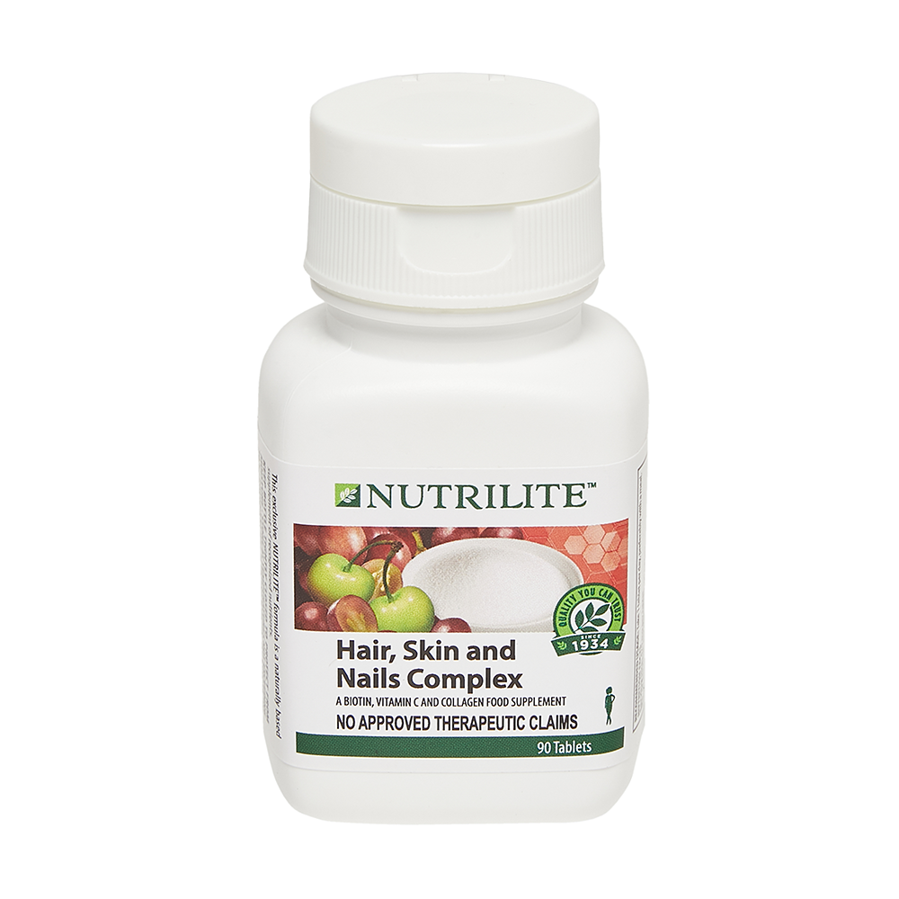 Amazon.com: NUTRILITE� Complex for Hair, Skin & Nails (60 Tablets) : Health  & Household